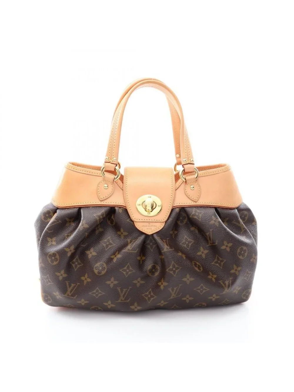 Louis Vuitton Boetie PM Monogram Canvas Leather Handbag